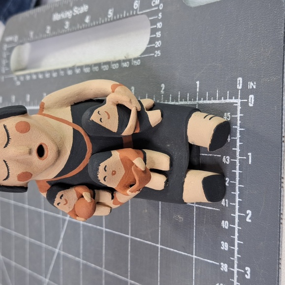 Storyteller 3 Kids Pottery Vintage 90's Jemez Pueblo, New Mexico - Picture 15 of 15